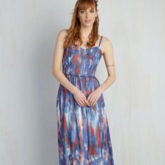Modcloth Brushstroke to Conclusions Maxi Dress - Picture 5 of 5